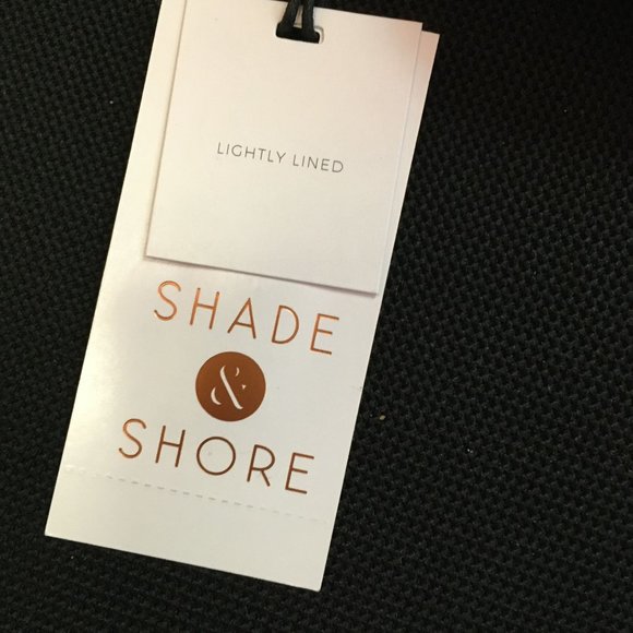 NWT Shade & Shore Triangle Bikini Top Underwire Ribbed Evergreen Size 34B - Picture 9 of 10